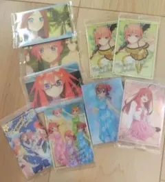 新品！　五等分の花嫁　ウエハース　カード　9枚セット