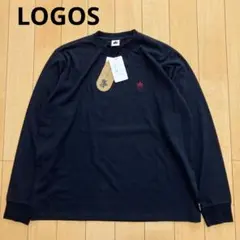 LOGOS ロゴス　ロンT 長袖カットソー　ブラック　Lサイズ　タグ付のサムネイル