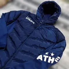 アスレタ　中綿ダウンジャケット　切り替え　メンズMサイズ