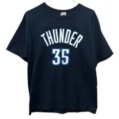 NBA THUNDER オクラホマシティ・サンダー ネイビー　Tシャツ 古着