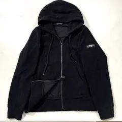 タトラス DOVINO 2024年製 ダブルジップ パーカー 黒 ブラック M