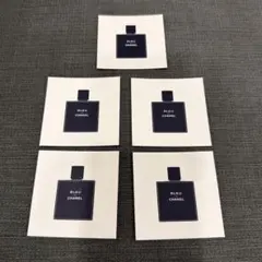 ［匿名配送 送料込み］CHANEL BLEU DE CHANEL ムエット 5枚