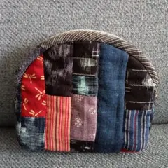 ハンドメイド パッチワークポーチ