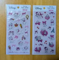 ★未使用★ Disney「おしゃれキャット マリー」エポキシラメシール