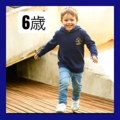 【新品】ラルフローレン　ネイビー　パーカー 長袖 ６歳　Ralph Lauren