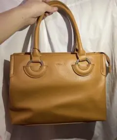 【新品未使用】MOUSSY マウジー レザートートバッグ　ブラウン