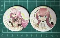 鏡音リン 缶バッジ2種セット 桜ミク グッドスマイル×アニメイトカフェ