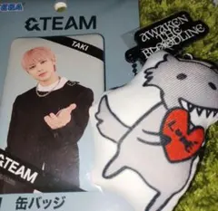 &TEAM TAKI　キーホルダー 缶バッチ