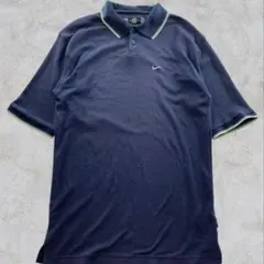 NIKE GOLF 90s faded navy polo shirt