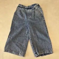 デニムパンツ 90cm 綿100% 後ろポケットあり