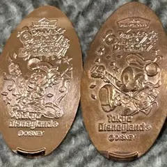 ディズニー　スーベニアメダル　パルパルーザ　ドナルド　ピート