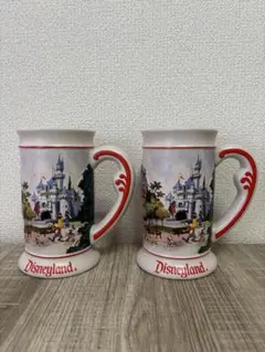 ヴィンテージ・ディズニーワールド・陶器ビアカップ・再々値下げ済 
