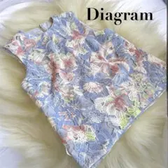 美品 Diagram ダイアグラム フラワーレース ノースリーブトップス 上品