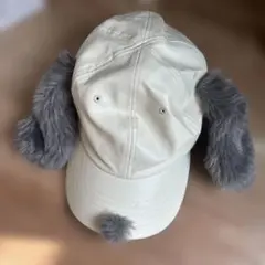 犬耳付きキャップ