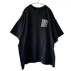 ネフ Tシャツ クルーネック ロゴ ビッグサイズ 黒 綿 ユニセックスのサムネイル