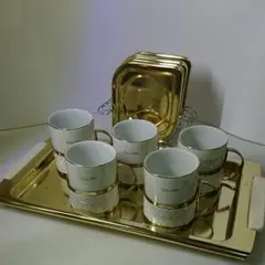 セ  モア  コーヒー茶碗５客セット