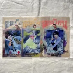 ミセス一番くじF賞 クリアファイル２枚＆ステッカー 3人セット