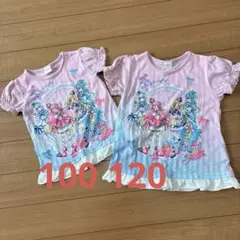 半袖Tシャツ　プリキュア　100 120 お揃い