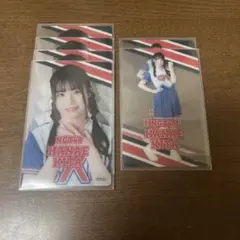 NGT48クリアカード 喜多花恵 2025年11月verヨリ４枚・ヒキ２枚セット