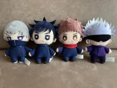 呪術廻戦 プライズ品ぬいぐるみマスコット 4点セット