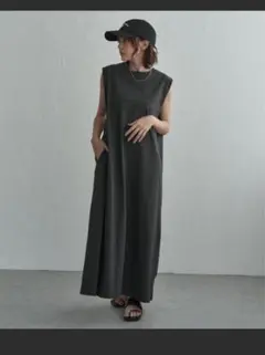 notch.　ノースリーブ ロングワンピース