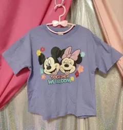 ミニー リトシー Tシャツ 110サイズ ミッキー パープルのサムネイル
