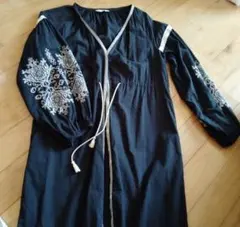 SLOBE IENA 刺繍入りロングワンピースのサムネイル