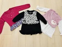 キッズ服 長袖カットソー 3点セット 110・120
