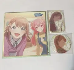 プロセカ 花里みのり 色紙 缶バッジ