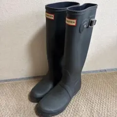 HUNTER レインブーツ ブラック UK4/US5M・6F/EU37 HUNTER レインブーツ ブラック UK4/US5M・6F/EU37 - メルカリ