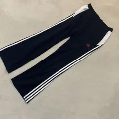 美品　アディダス　adidas climliteジャージパンツM紺白