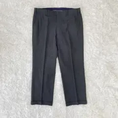 【大きめサイズ】千鳥柄 スラックス ウエスト91 スーツ地 スタイリッシュパンツ