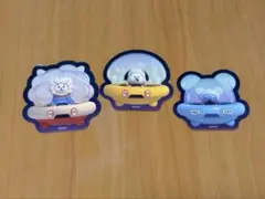 【新品未使用】BT21 ステッカー 3種セット　BTS RJ チミー　KOYAのサムネイル