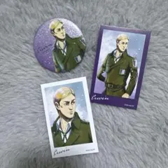 進撃の巨人 冬の歩み エルヴィン 缶バッジ トレカ