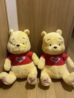 プーさん　ぬいぐるみ　2個セット