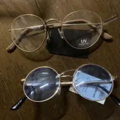 ゴールドメタルフレーム サングラス UVカットのサムネイル