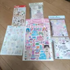 カラフルキャラクターステッカーセット