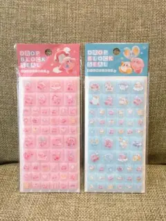 国内正規品 カービィ　タイルシール　ドロップブロックシール　2枚セット