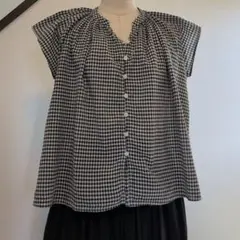 無印良品ブラウス