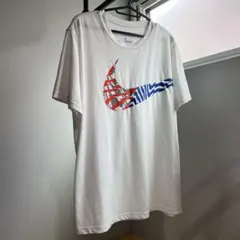 Nike ホワイト Tシャツ マルチカラー ロゴ
