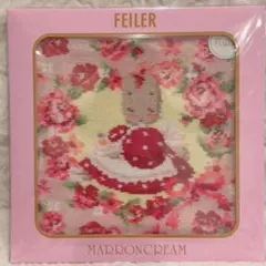 FEILER × サンリオ　マロンクリーム　ハンカチ