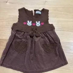 MIKI HOUSE ♪ジャンバースカート ♪80サイズ♪