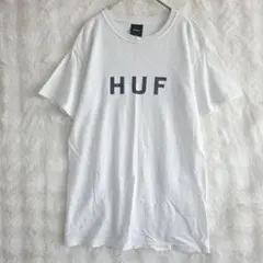 HUF ハフ Tシャツ 半袖 S 白 ロゴ メンズ ストリート 人気 春夏