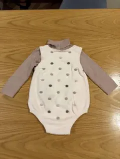 baby GAP 水玉ニットロンパース 12-18ヶ月