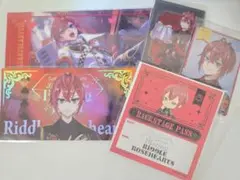 リドル・ローズハート　チケット風カード　箔押しビッグクリアカード　等