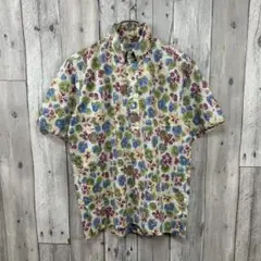 reyn spooner レインスプーナー 半袖 花柄 アロハ シャツ S