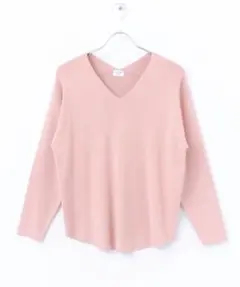 URBAN RESEARCH DOORS Vネックルーズニット