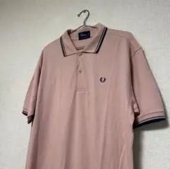 FRED PERRY ピンク ポロシャツ XL