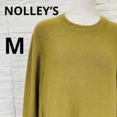 NOLLEY’S メンズ クルーネック ニット マスタードカラー Mのサムネイル