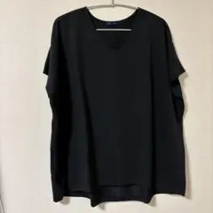 ３Ｌ　岡田ゆり　着痩せ　カットソー　半袖
